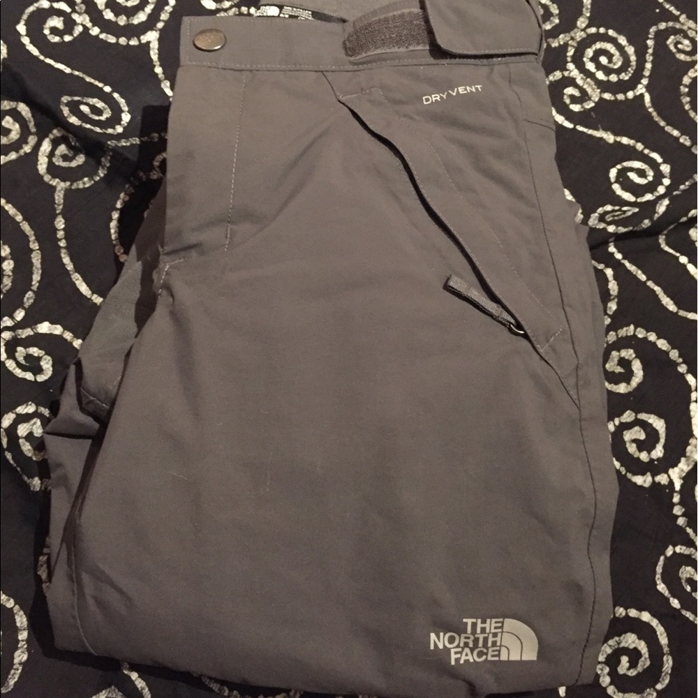 The North Face Girls Gray M/10-12 Ski Pants